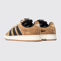 YNuK x Adidas Campus 00s Brown Desert sneaker – three-quarter view of the pair