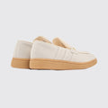 Adidas Handball Spezial Loafer Wonder White Gum sapatilha – vista traseira do par