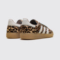 Adidas Handball Spezial Leopard Magic Beige de Mulher sapatilha – vista traseira do par