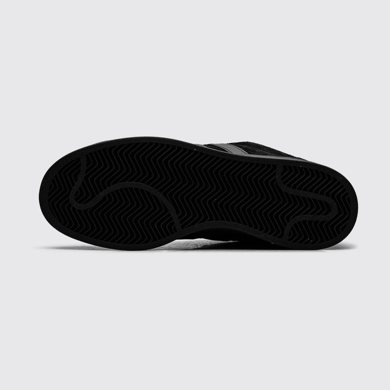 Adidas Campus 00s Triple Core Black sneaker – outsole view
