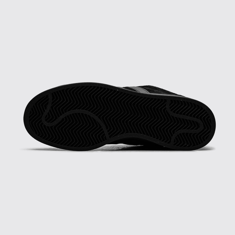 Adidas Campus 00s Triple Core Black sneaker – outsole view