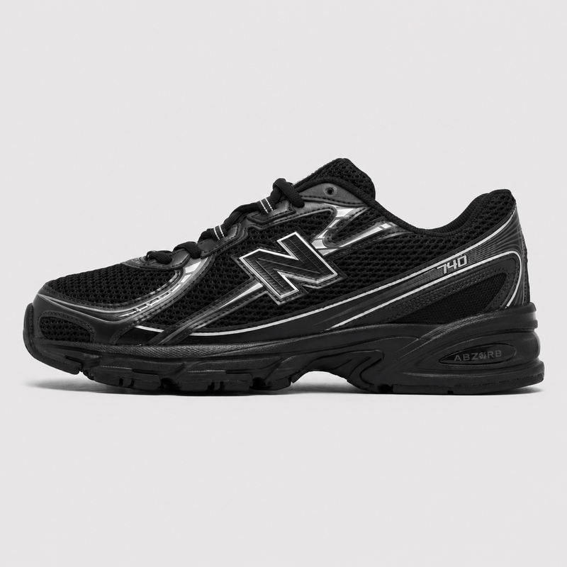 New Balance 740 Black Silver