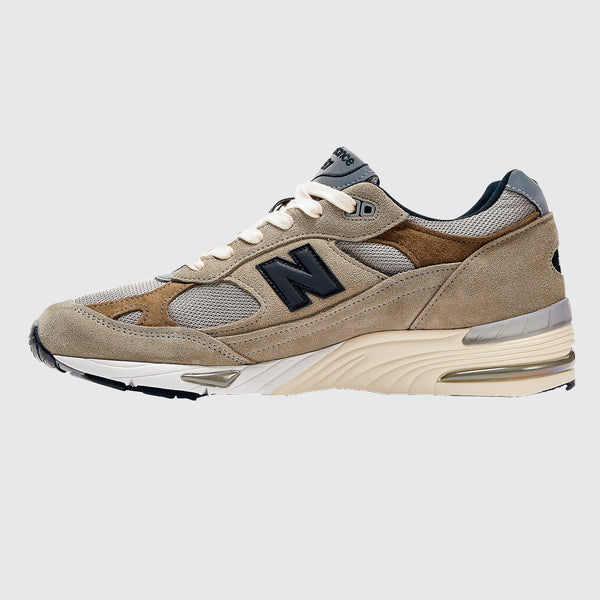 JJJJound New Balance 991 Made in UK Grey sneaker – side view