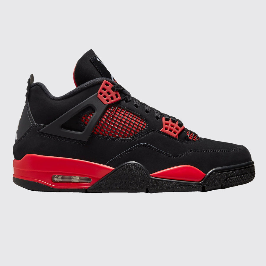 Air Jordan 4 Red Thunder sneaker – other side view