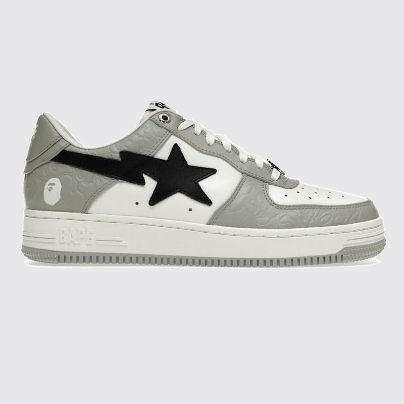 A Bathing APE BAPE STA Low Grey Black sneaker – other side view