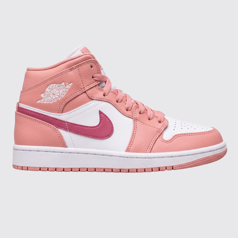 Air Jordan 1 Mid GS Valentine's Day sneaker – other side view