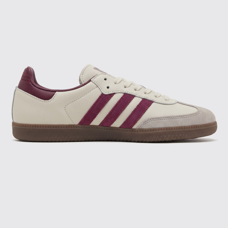 Adidas Samba OG Putty Grey Maroon Sneaker – andere Seitenansicht