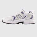 New Balance 530 White Dark Mercury sneaker – side view