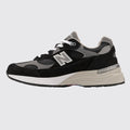 New Balance 992 Black Suede sapatilha – vista lateral