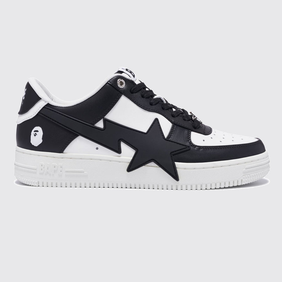 A Bathing APE BAPE STA OS Black White sneaker – other side view