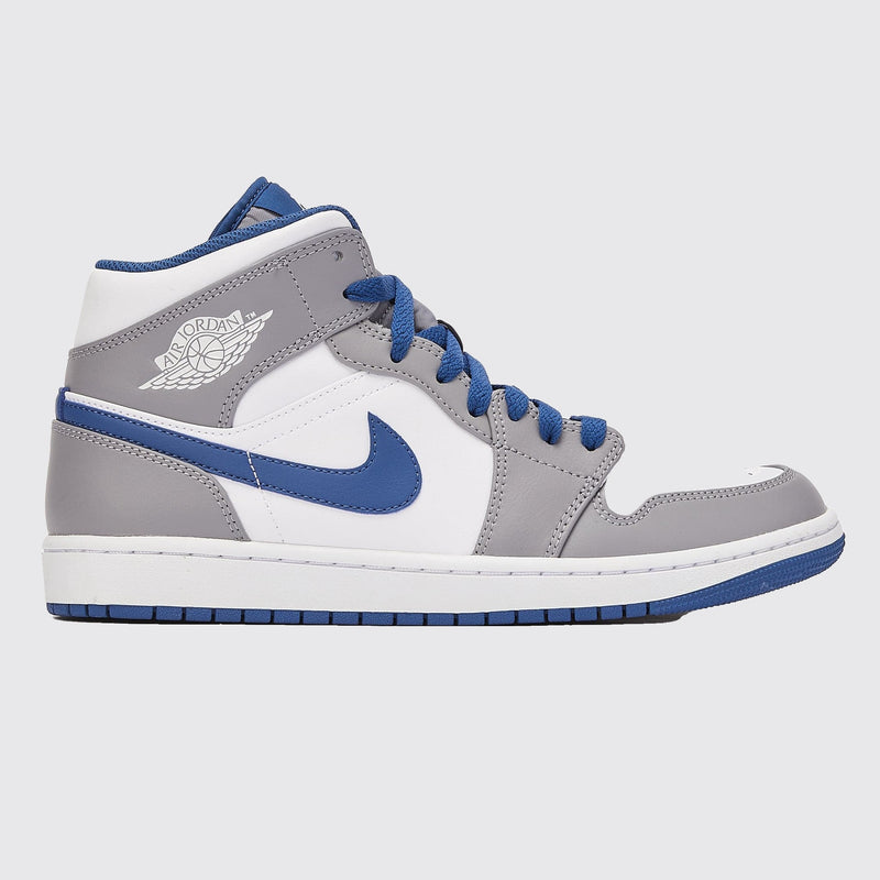 Air Jordan 1 Mid True Blue sneaker – other side view
