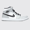 Air Jordan 1 Mid Light Smoke Grey zapatilla – vista del otro lateral