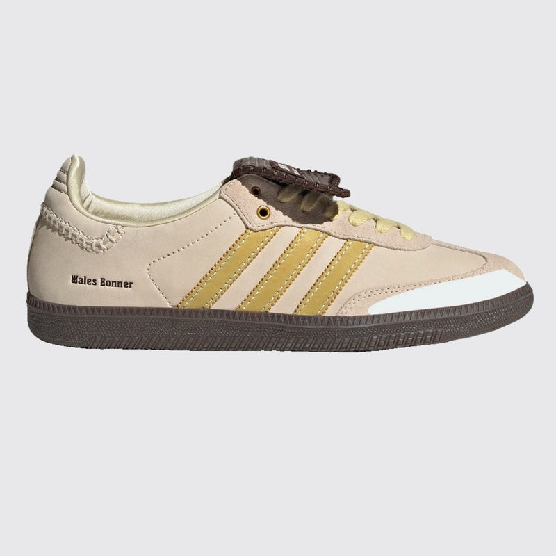 Sapatilhas Wales Bonner x Adidas Samba Ecru Tint Brown – outra vista lateral