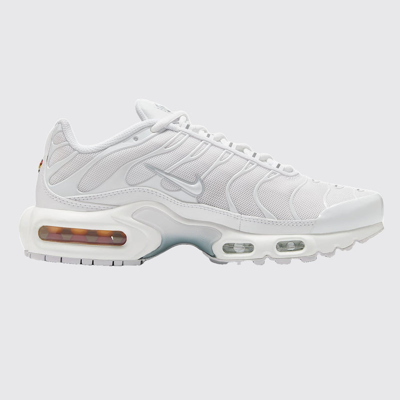Women's Nike Air Max Plus Triple White sneaker – other side view