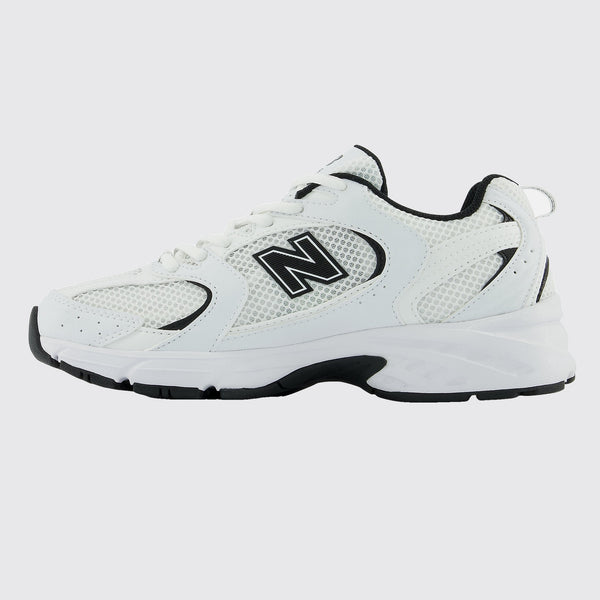 New Balance 530 White Black sneaker – side view