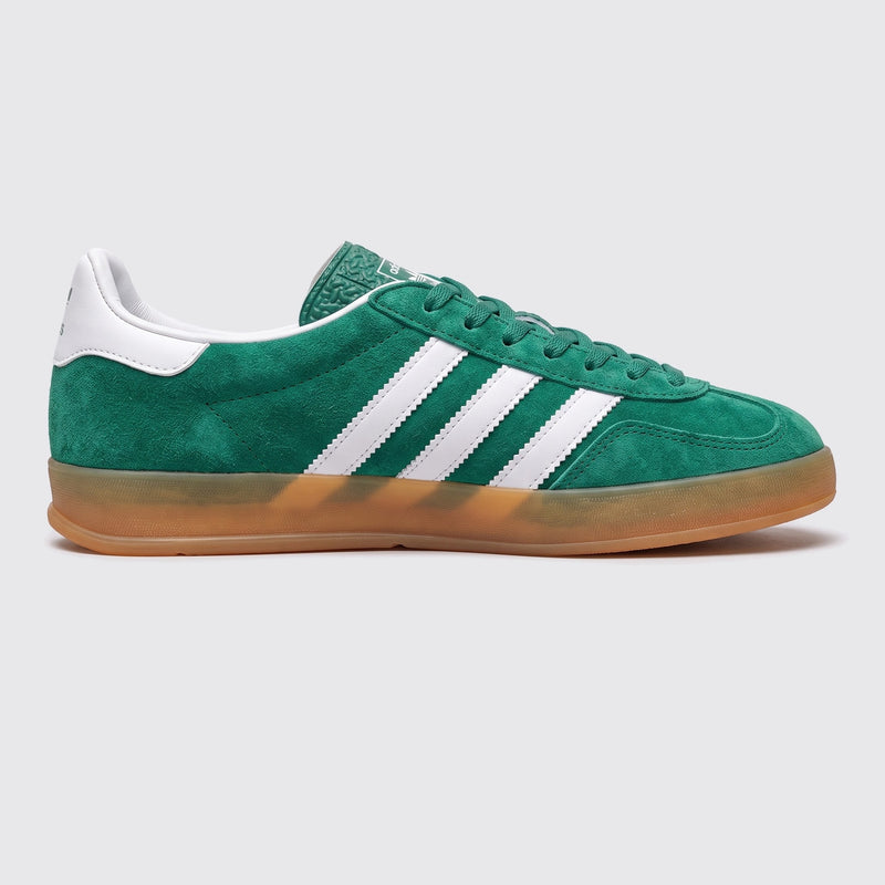 Sapatilhas Adidas Gazelle Indoor Green White – vista lateral oposta