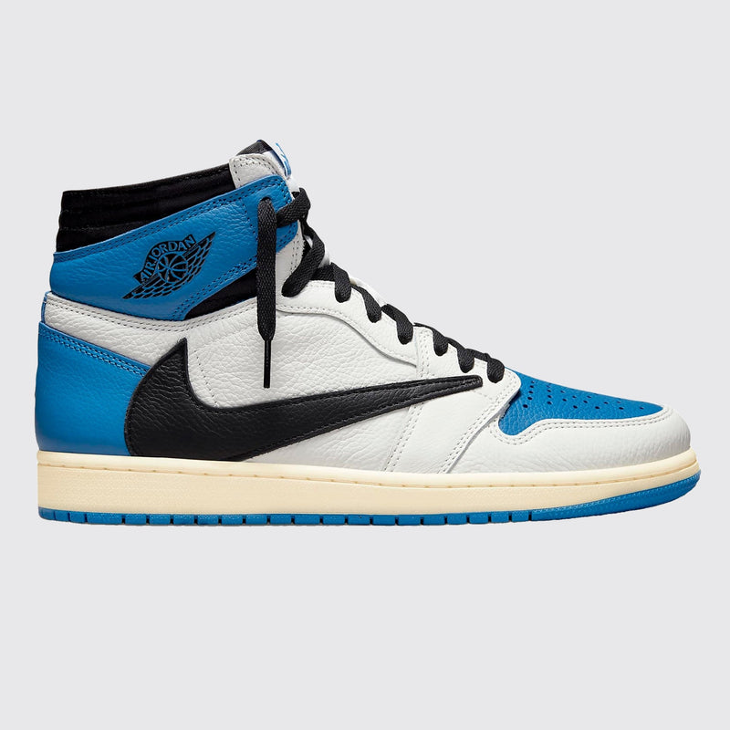 Travis Scott x Fragment x Air Jordan 1 High OG zapatilla – vista del otro lateral