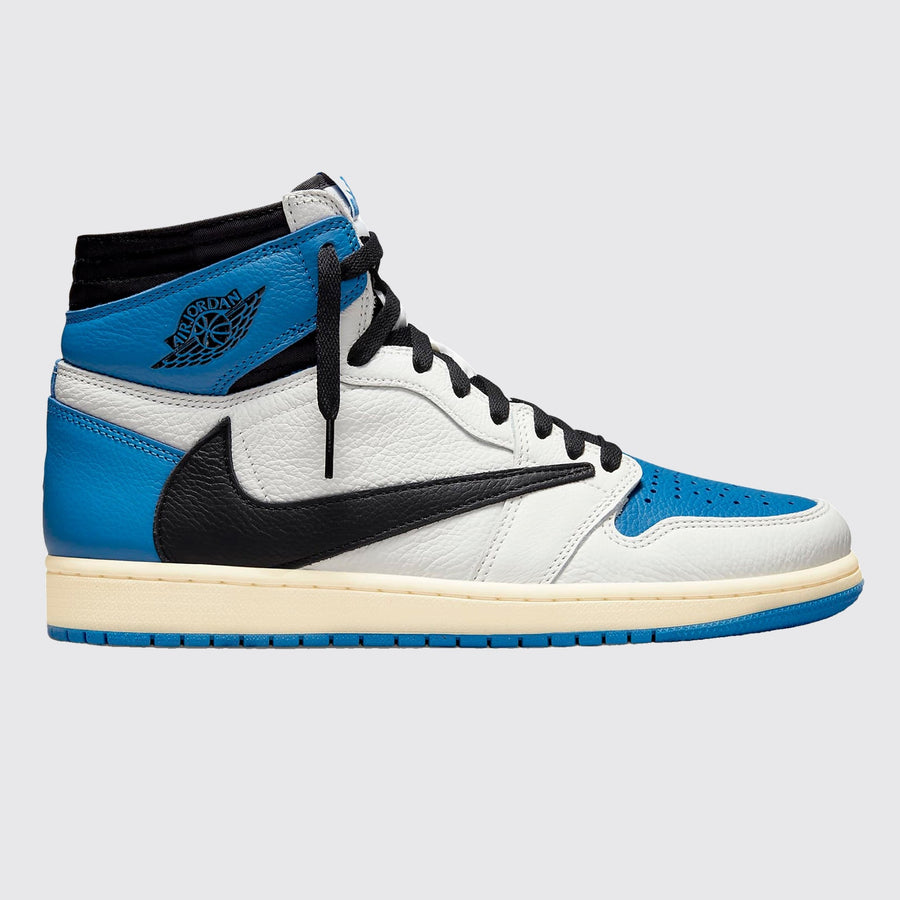Travis Scott x Fragment x Air Jordan 1 High OG zapatilla – vista del otro lateral