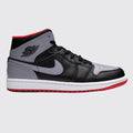 Air Jordan 1 Mid Black Cement Sneaker – Ansicht der anderen Seite