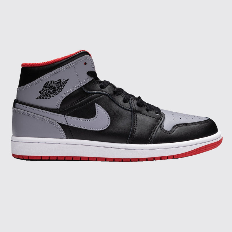 Air Jordan 1 Mid Black Cement Sneaker – Ansicht der anderen Seite