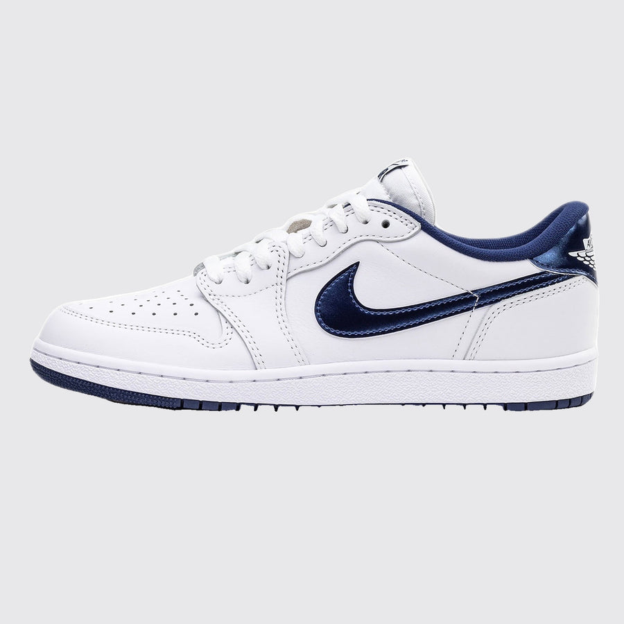 Air Jordan 1 Low 85 Metallic Blue zapatilla – vista del otro lateral
