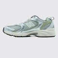 New Balance 530 Silver White Khaki Sneaker – Seitenansicht
