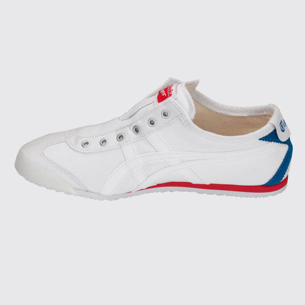 Onitsuka Tiger Mexico 66 Slip-On White Blue basket – vue de profil