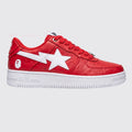 A Bathing APE BAPE STA #3 Red White sneaker – other side view