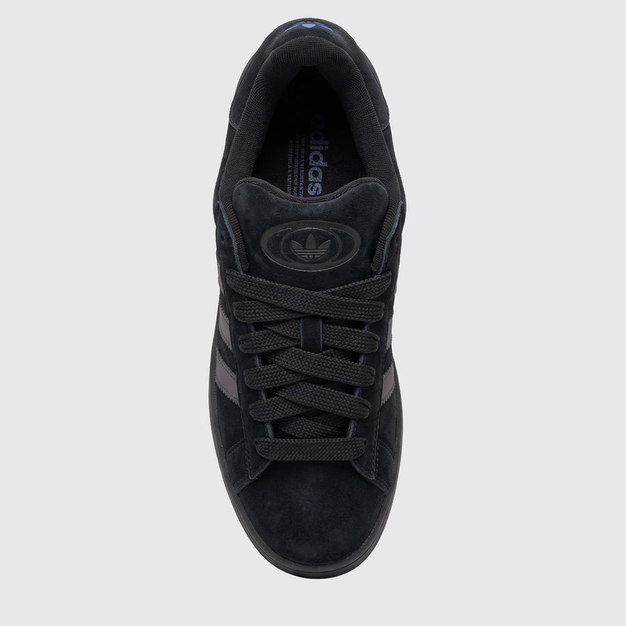 Adidas Campus 00s Core Black Lucid Blue basket – vue de dessus
