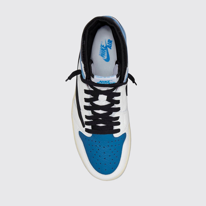 Travis Scott x Fragment x Air Jordan 1 High OG zapatilla – vista superior
