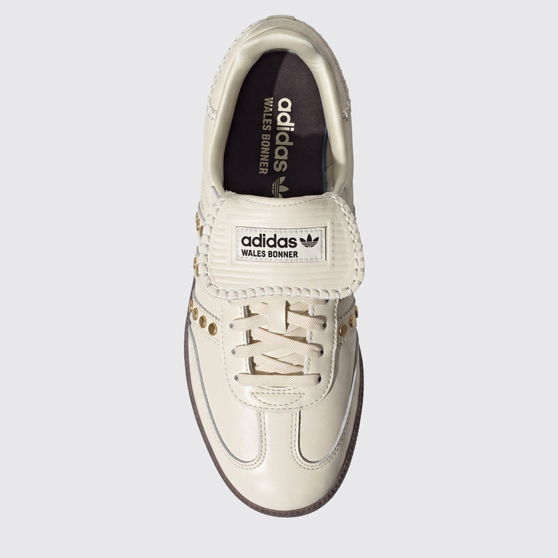 Wales Bonner x Adidas Samba Studded White sneaker – vue de dessus