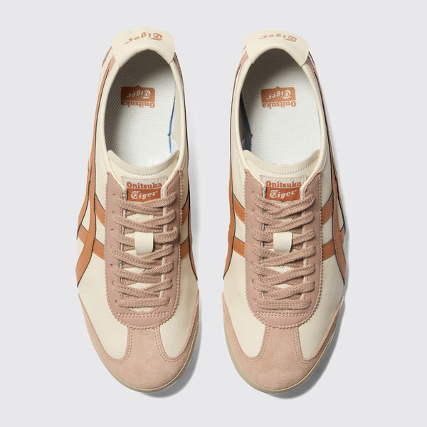 Onitsuka Tiger Mexico 66 Birch Rust Orange Sneaker – Draufsicht des Paares