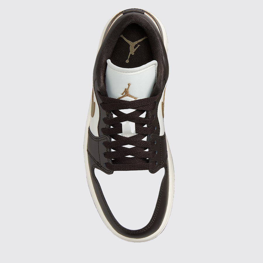 Air Jordan 1 Low Shadow Brown Damen Sneaker – Draufsicht