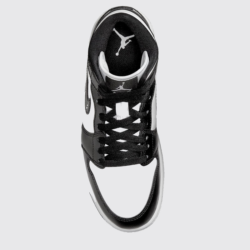 Air Jordan 1 Mid Panda Sneaker – Draufsicht