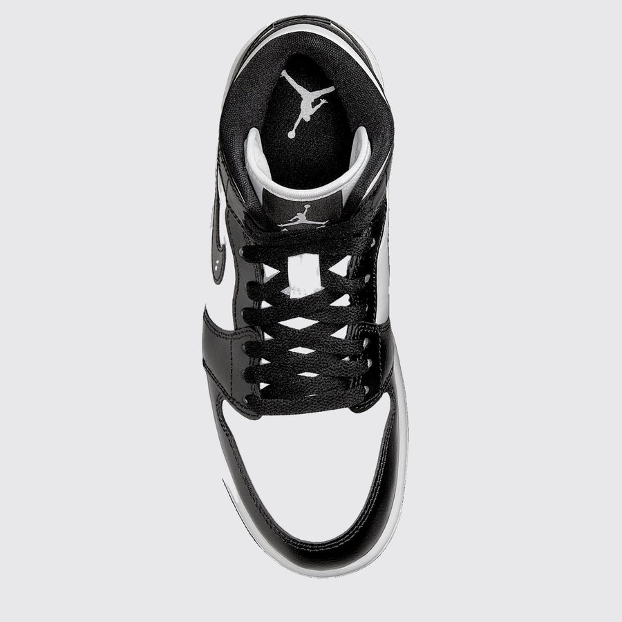 Air Jordan 1 Mid Panda Sneaker – Draufsicht