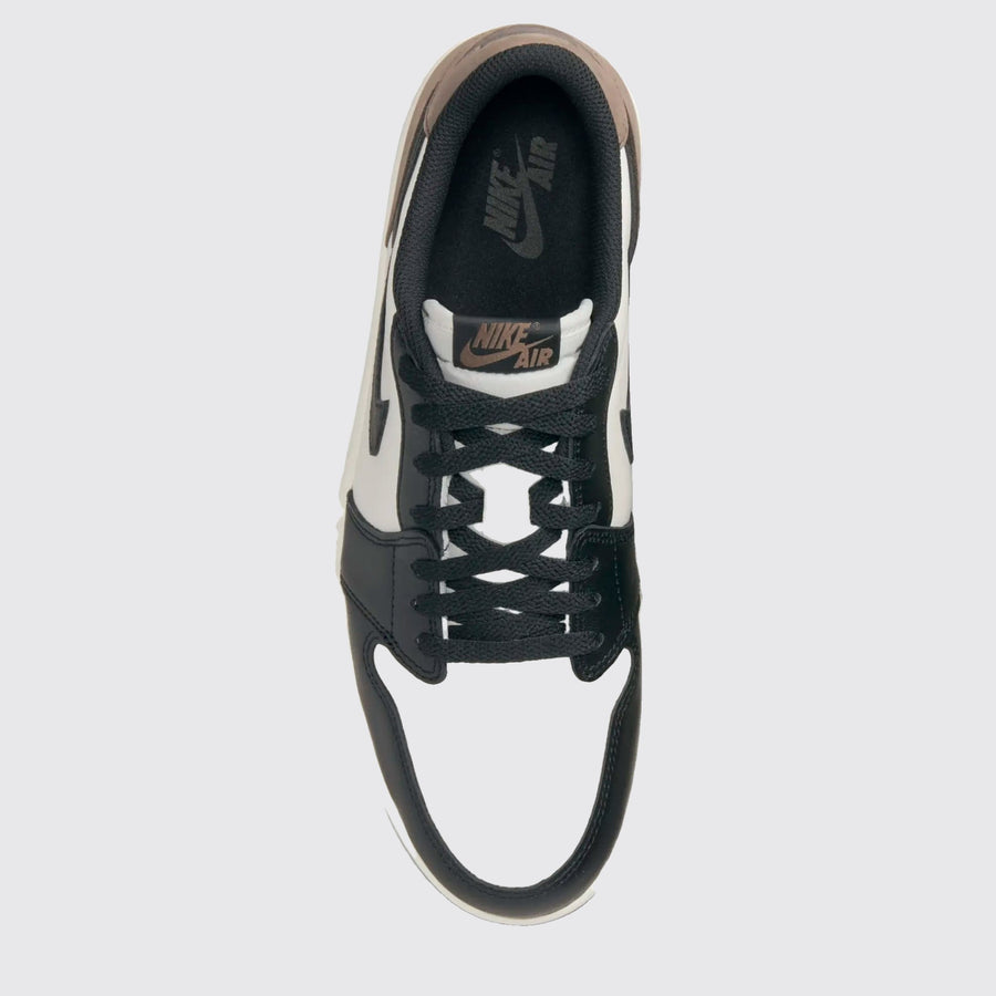 Air Jordan 1 Low OG Mocha basket – vue de dessus