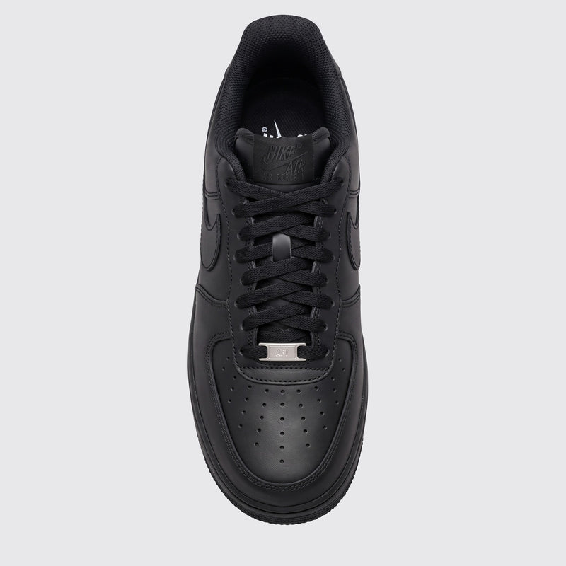 Nike Air Force 1 '07 Black sneaker – top view