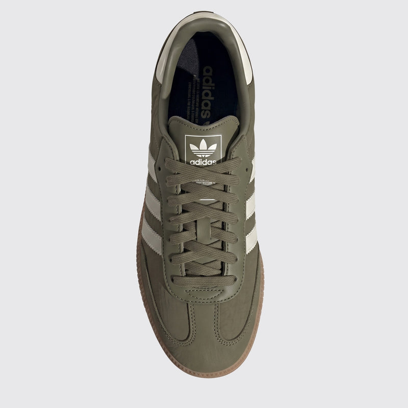 Sneaker Adidas Samba OG Focus Olive – vue de dessus