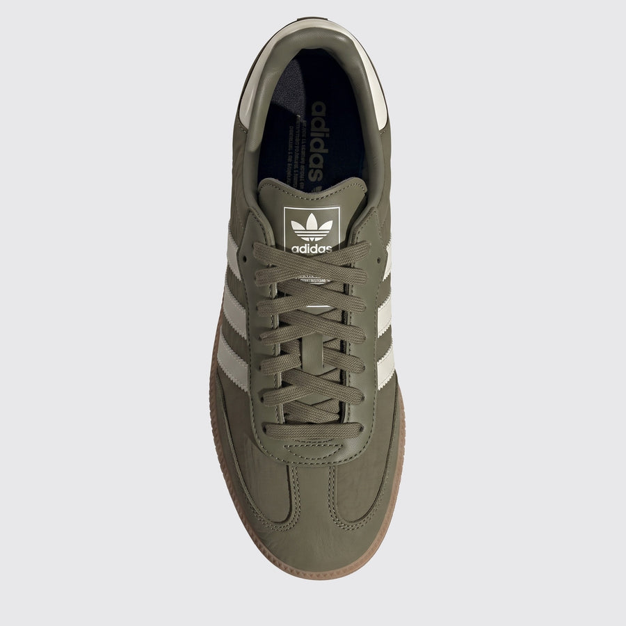 Sneaker Adidas Samba OG Focus Olive – vue de dessus