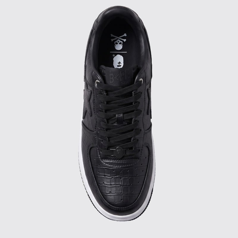 A Bathing APE x NEIGHBORHOOD BAPE STA Black sneaker – top view