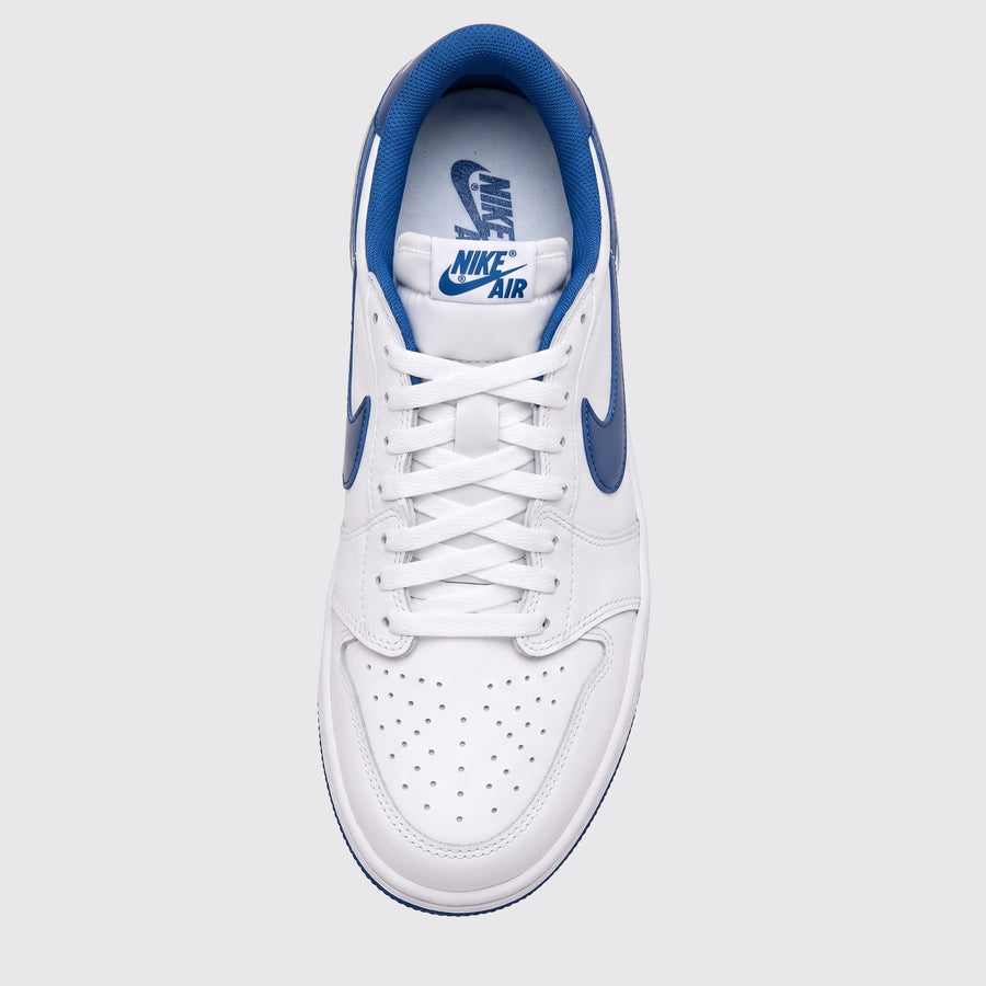 Air Jordan 1 Low 85 Metallic Blue zapatilla – vista superior