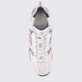 New Balance 530 White Dark Mercury sneaker – top view
