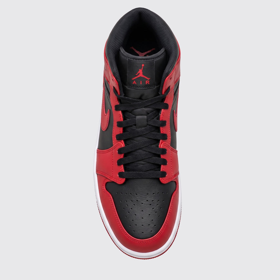 Air Jordan 1 Mid Alternate Bred sneaker – top view