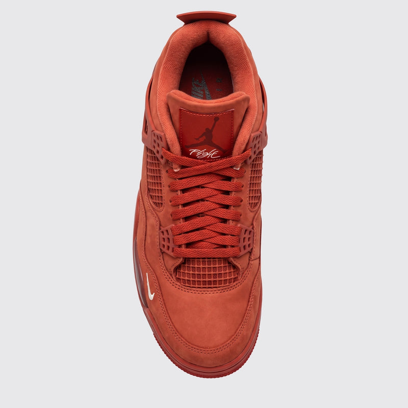 Nigel Sylvester x Air Jordan 4 Brick by Brick sneaker – top view