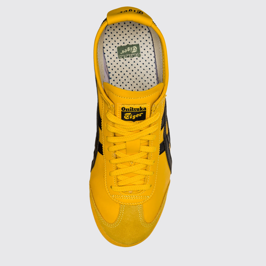 Onitsuka Tiger Mexico 66 Yellow Black sneaker – top view