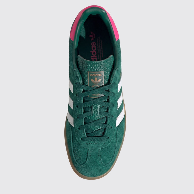 Adidas Gazelle Indoor Collegiate Green sneaker – vue de dessus