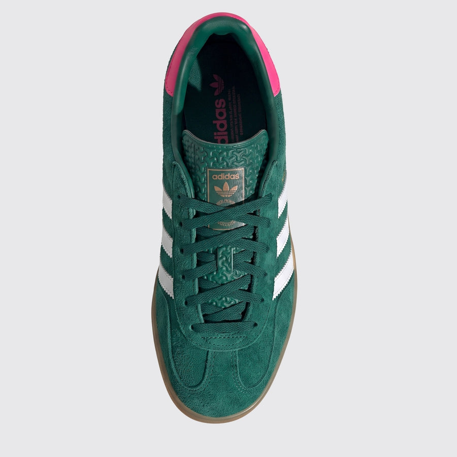 Adidas Gazelle Indoor Collegiate Green sneaker – vue de dessus