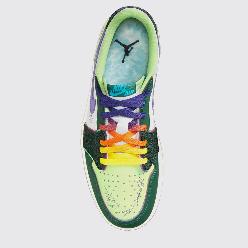 Air Jordan 1 Low OG Doernbecher sneaker – top view