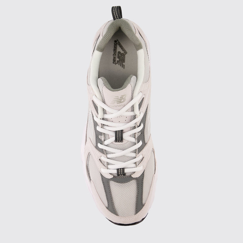 New Balance 530 Grey Matter Harbor Grey basket – vue de dessus