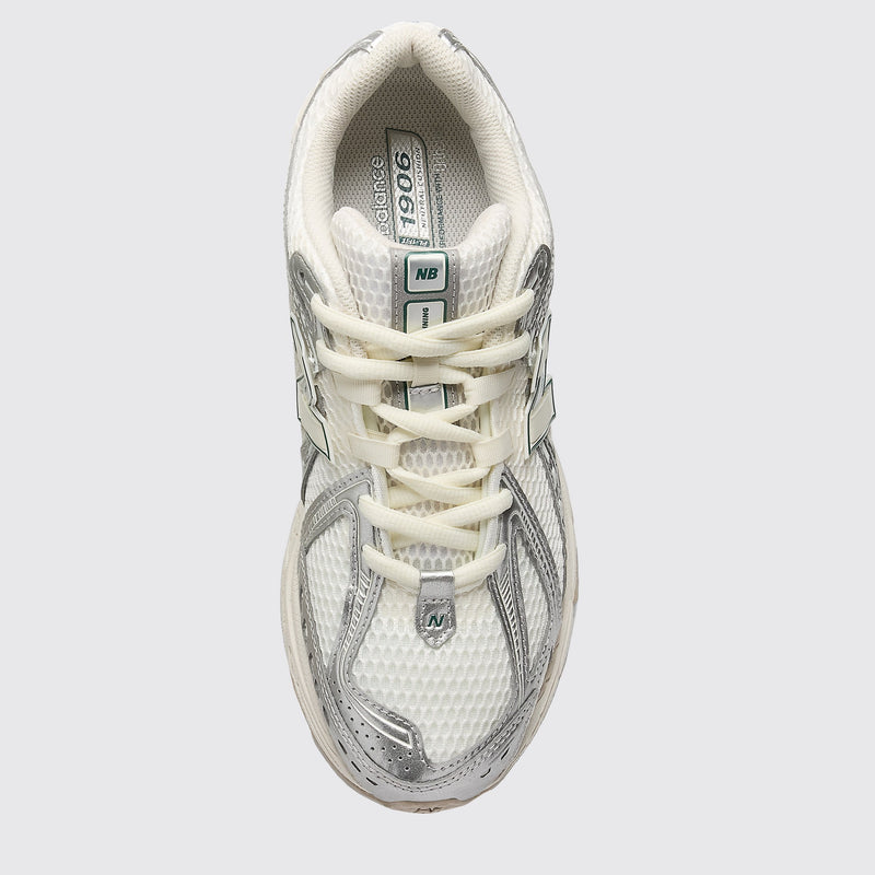 New Balance 1906R Silver Metallic Sea Salt New Spruce zapatilla – vista superior
